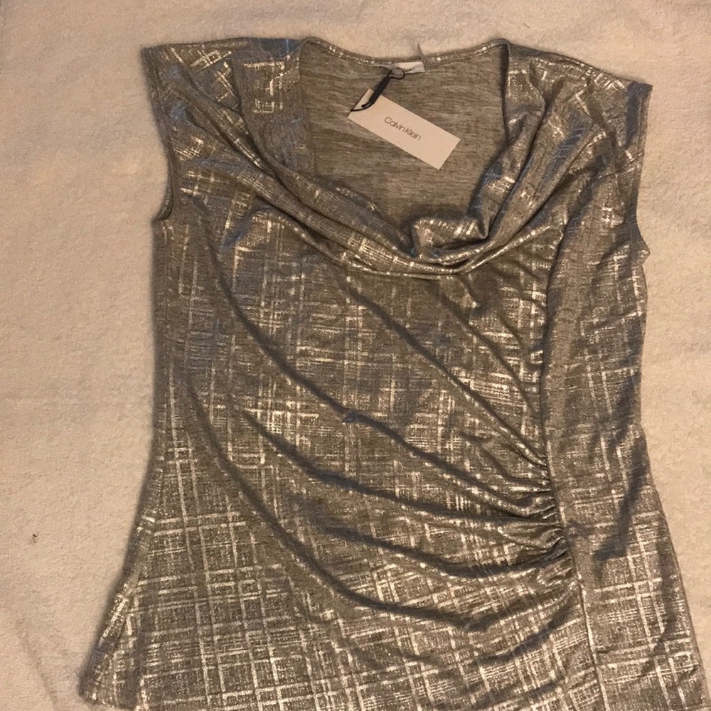 Brand new  polyester 95% and spandex is 5%.